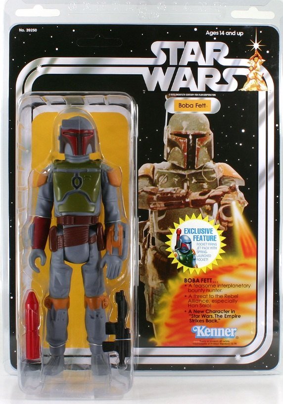 Star Wars Boba Fett figurka Kenner – vintage karta